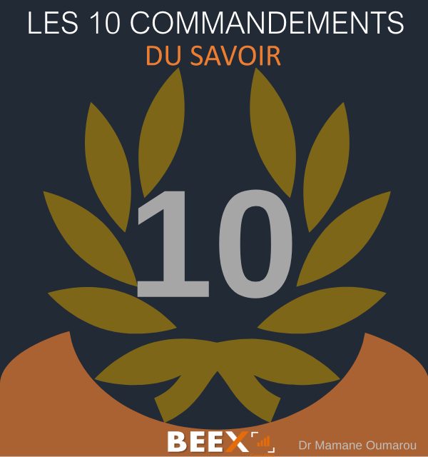 10 comandement du savoir