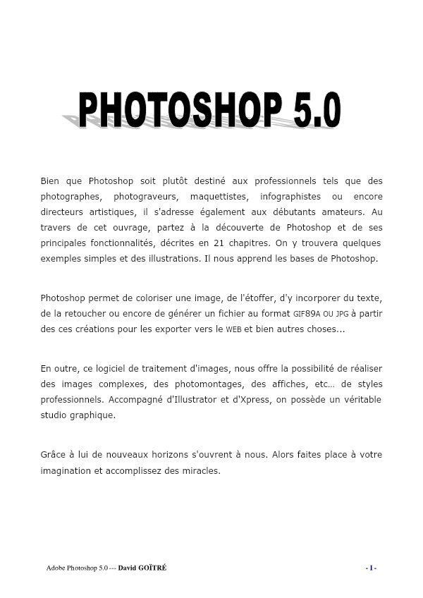 Livre photoshop