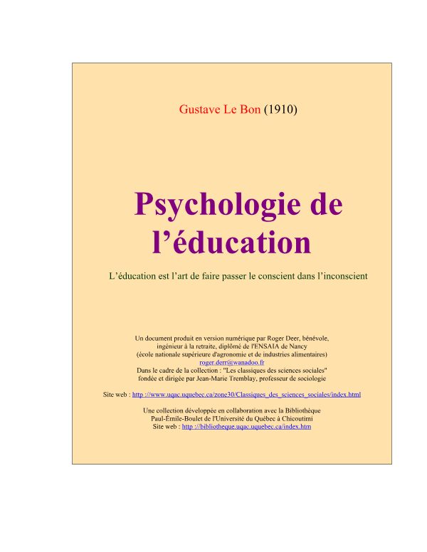 Spychologie de l education