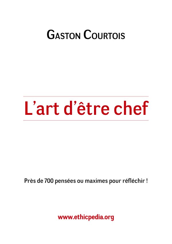 L art d etre chef