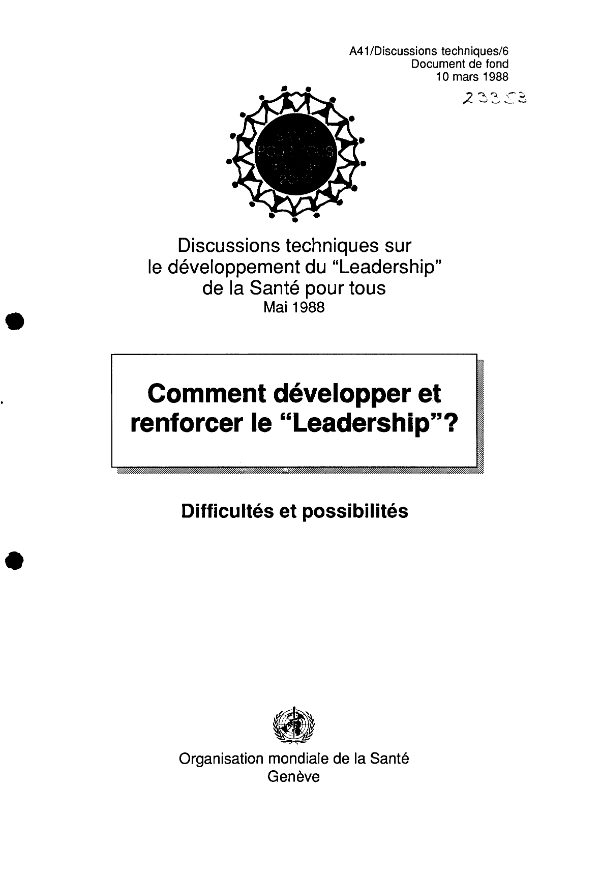Comment développer et renforcer le leadership ?