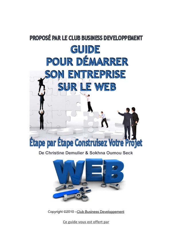 Guide pour demarer son entreprise web
