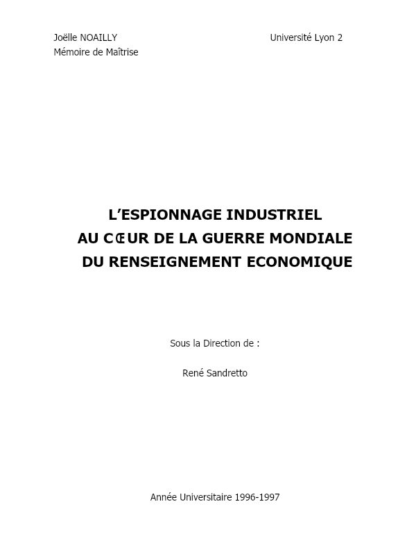 Espionnage industriel