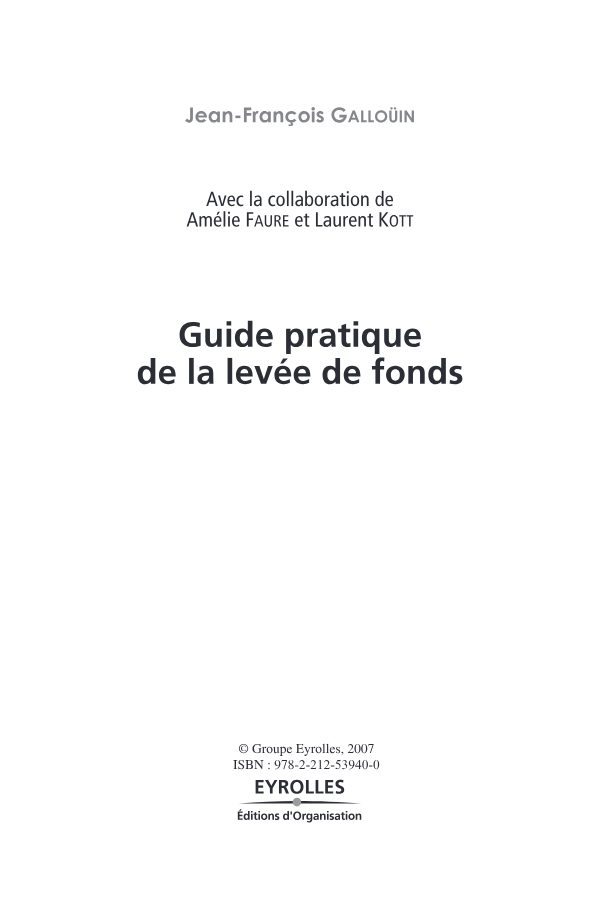 Guide pratique pour une levée de fonds