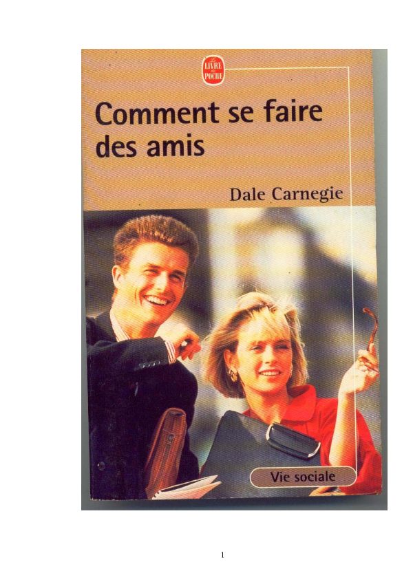 Comment se faire des amis -- Dale Carnégie