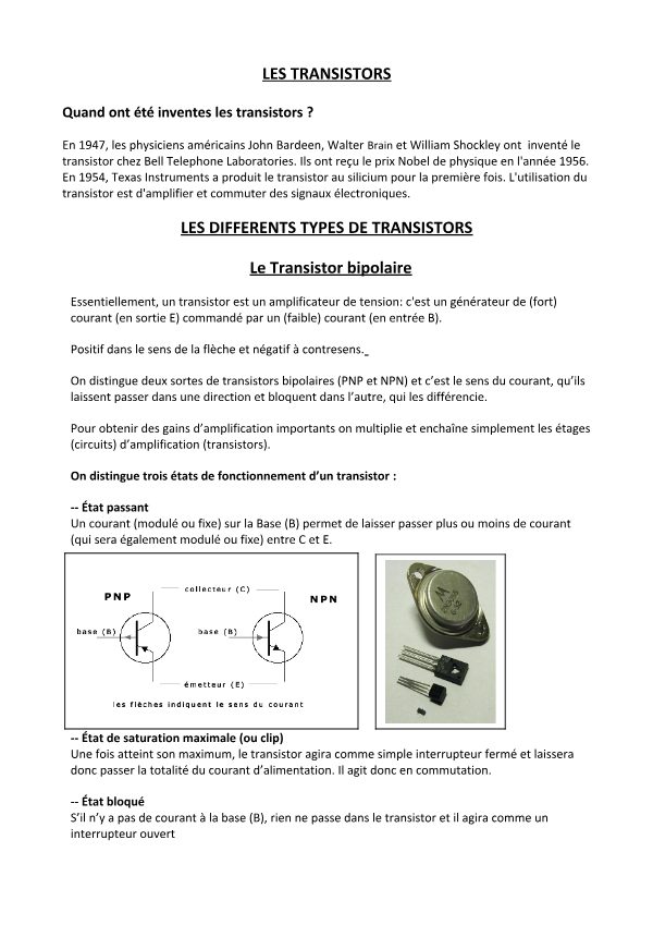 Transistors