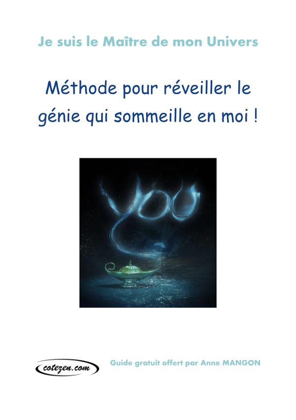 Je suis le maître de mon univers