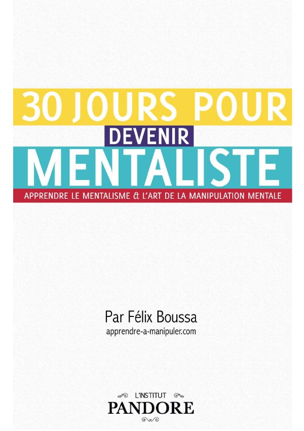 30 jour pour devenir mentalist