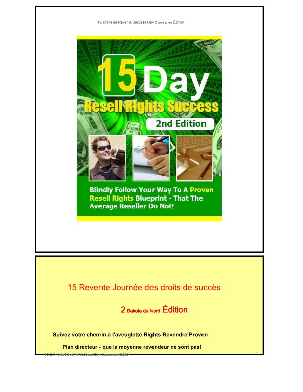 Droits de Revente Success Day
