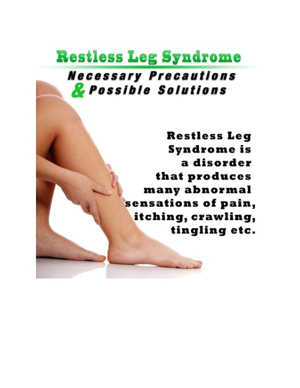 Le syndrome des jambes sans repos