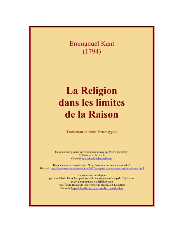 Emanuel kant