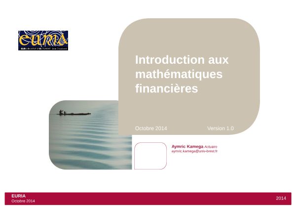 Math financiere