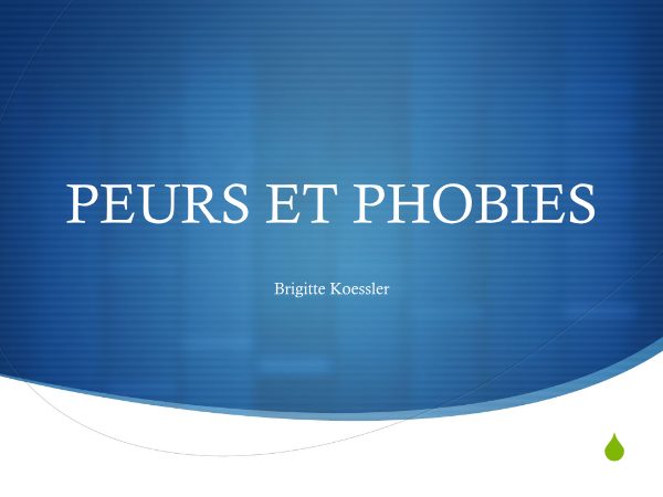 Peur et phobie