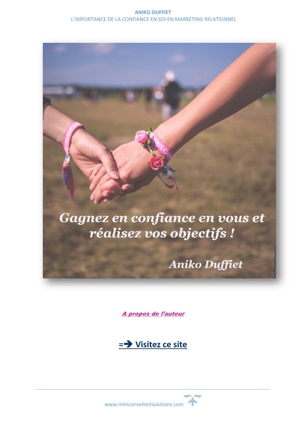 Gagnez la confiance en vous et réalisez vos objectifs