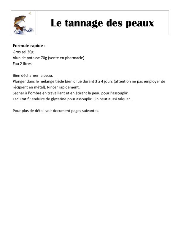 Le tannage des peaux 5